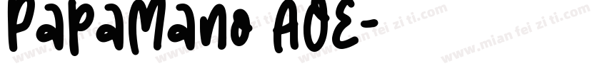 PapaMano AOE字体转换